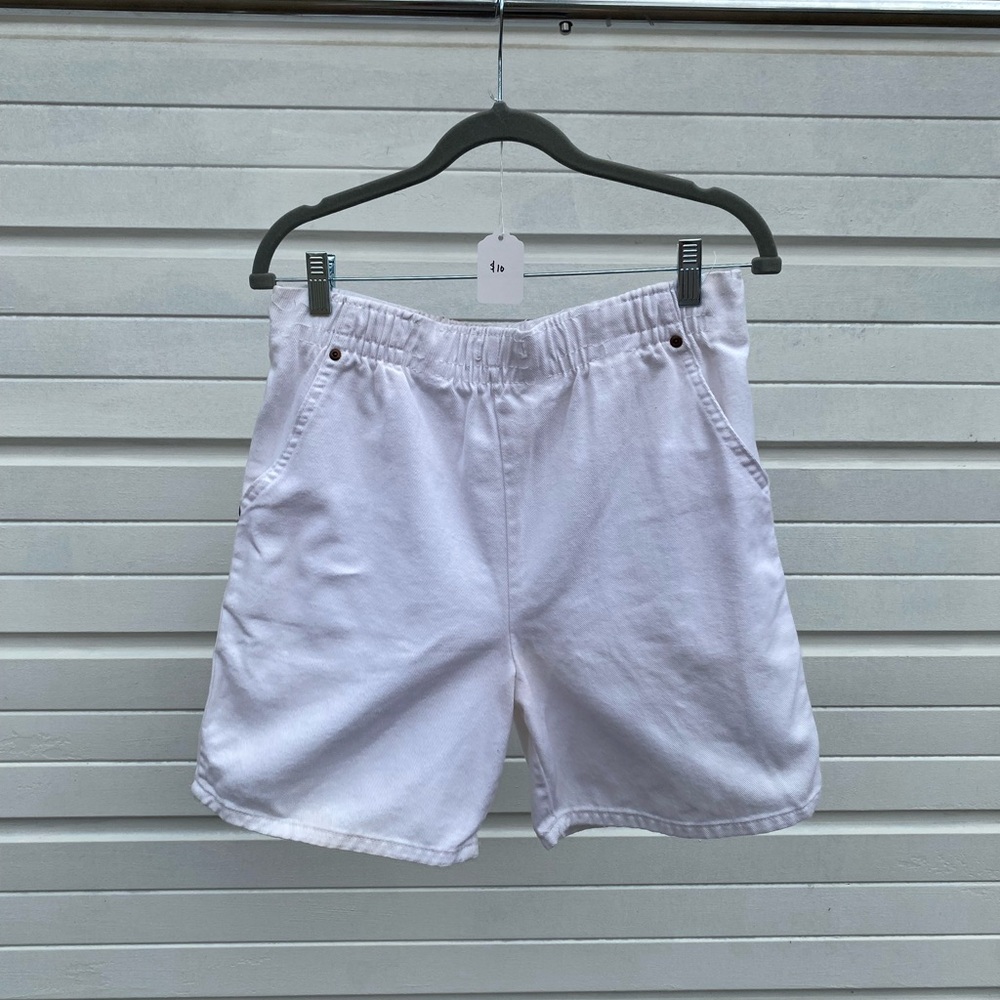 Vintage Catalog White Denim Shorts